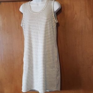 𝅺32 degrees cool dress striped small french terry